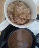 Avena instantánea con frutas y miel