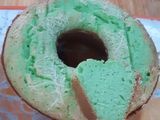 Bolu (putih telur) pandan keju