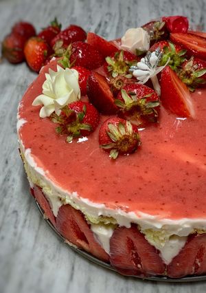 Une photo de Un fraisier 🤤
