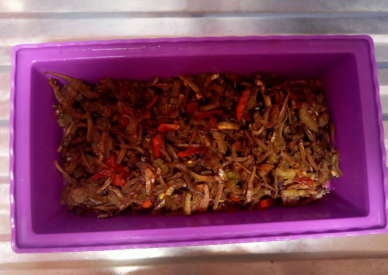 Pare teri kecap pedas