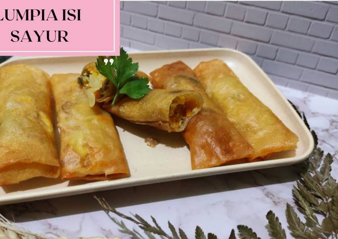 Resep Lumpia Isi Sayur Oleh Gita Rahayu Cookpad