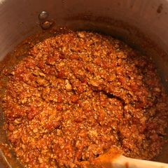 A picture of Bolognese Sauce.