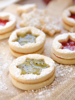 Foto principal de Galletas de mermelada y queso crema