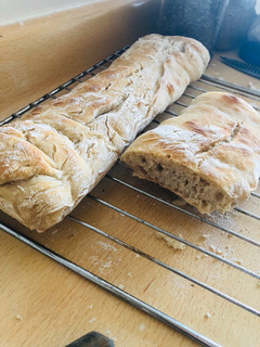 Una foto de Pan de barra artesanal
