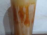 A picture of caramel creamer