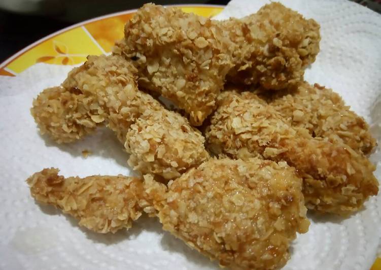 Bagaimana Membuat Nugget ikan dori selimut oatmeal Anti Gagal