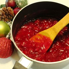 A picture of Cranberry sauce.