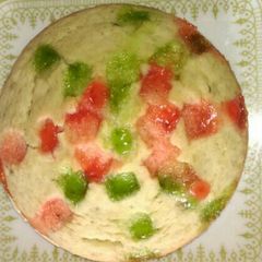 A picture of Eggless banana cake.