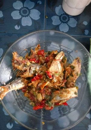 Foto resep Ikan asin peda goreng