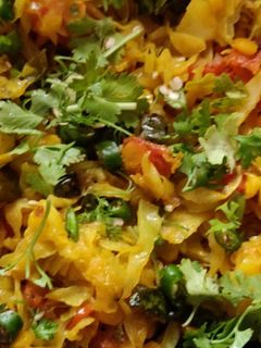पत्ता कोबीची चना डाळ घालून भाजी (pata kobich chana dal bhaji recipe in marathi) रेसिपी चे मुख्य फोटो