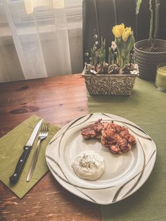 Gyorsan finomat 🤩Csirke tócsni recept fotója