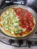 Pizza bicolor