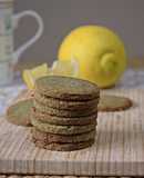 Galletas de té matcha y limón