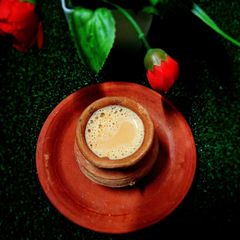 Classic Masala Tandoori Kulhad Chai A picture of Classic Masala Tandoori Kulhad Chai.