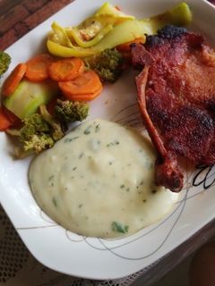 Una foto de Chuleta ahumada en BBQ