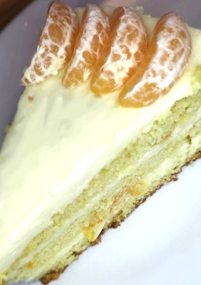 Торт із мандаринами 🍊