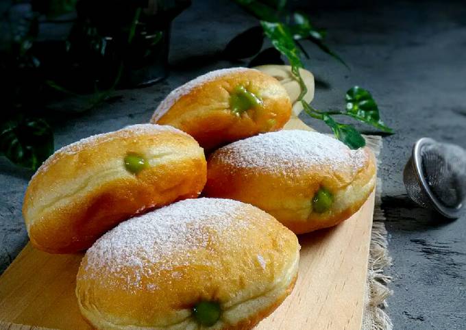 Resep Donat Vla Bayam Oleh Ummahhaaqa95 Afni Nur Rochmah Cookpad