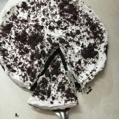 A picture of Oreo chocolate pudding.