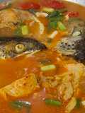 Sup kepala ikan salmon pedas 🐟🔥