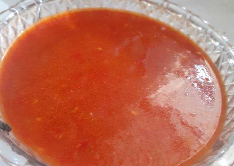 Cara Gampang Membuat Saos tomat rumahan, Enak