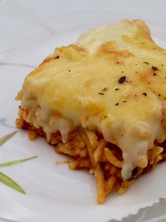 Foto resep Cheesy Baked Spaghetti
