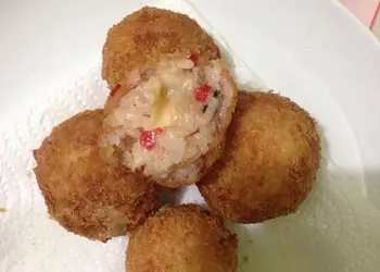 Mudah Cepat Memasak Risotto cheese ball Enak Bergizi