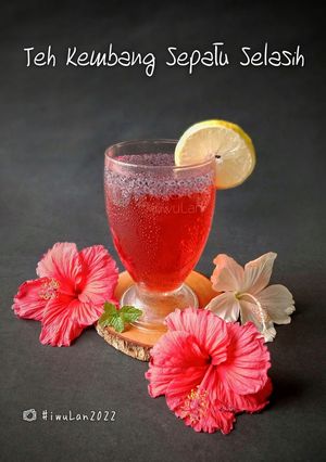 Foto resep Teh Kembang Sepatu Selasih
