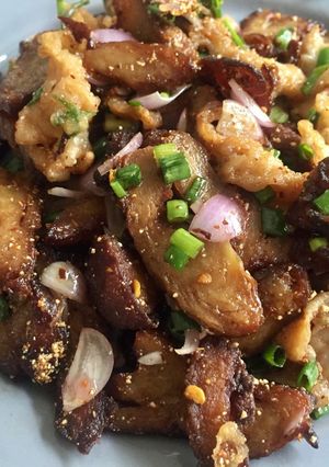รูปของ ลาบเป็ดรมควัน (เป็ดเจ)