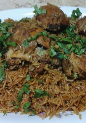 صورة لوصفة كبسة الفراخ