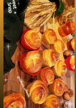 عکسی از دستور نان کره ای خوشمزه وخوش بافت