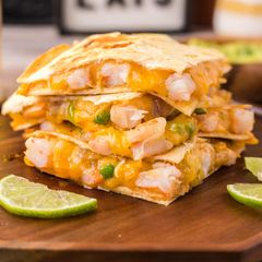 A picture of Shrimp Quesadillas.