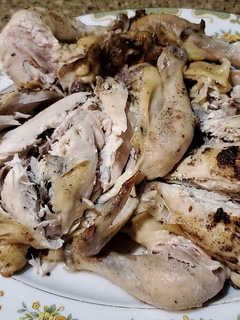 A picture of Christmas Hens Roasted En Cocotte.