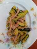 Zuchine al limón en wok