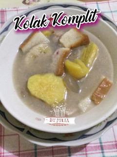 Foto resep 381. Kolak Pisang Ubi Kolang Kaling dan Nangka