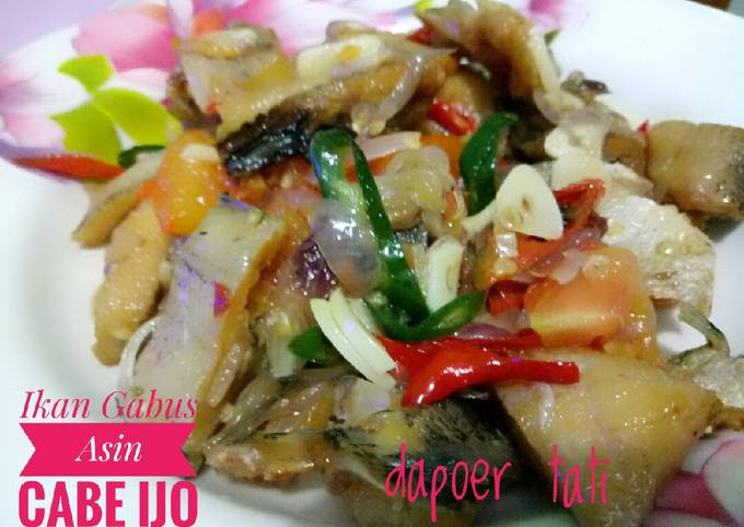 Resep Ikan Gabus Asin Cabe Ijo Oleh Tati Sweet Cookpad