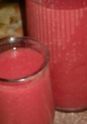 صورة لوصفة عصير الفراولة🍓
