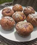 Málnás, csokis muffin