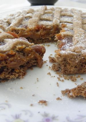 Una foto de Pasta frola estilo alfajores marplatenses