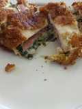 Rollo de Pollo Relleno de Espinaca