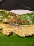 Pabda Paturi (Pabda fish cooked in banana leaf)