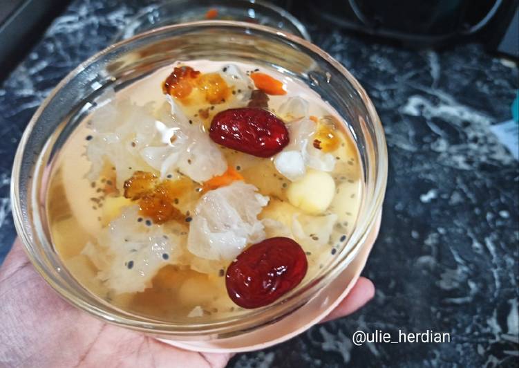 Peach gum dessert cuman cemplung doang gak pake ribet π