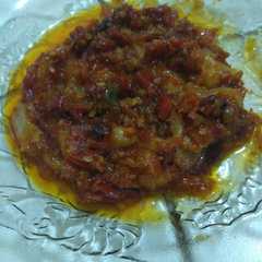 A picture of Sambal Goreng Nanas Muda.
