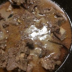 A picture of Mutton salan.