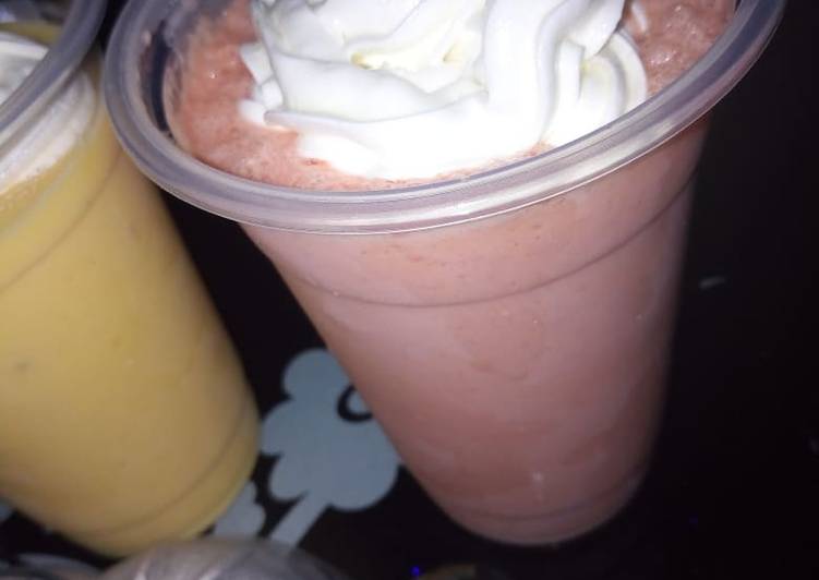 Strawberry milkshake