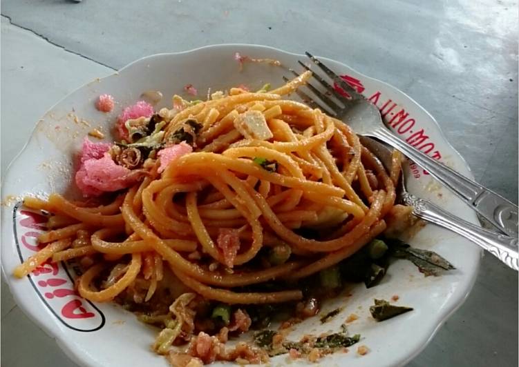 mie pecal mantaaapzz