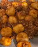 Ñoquis de papa con tuco