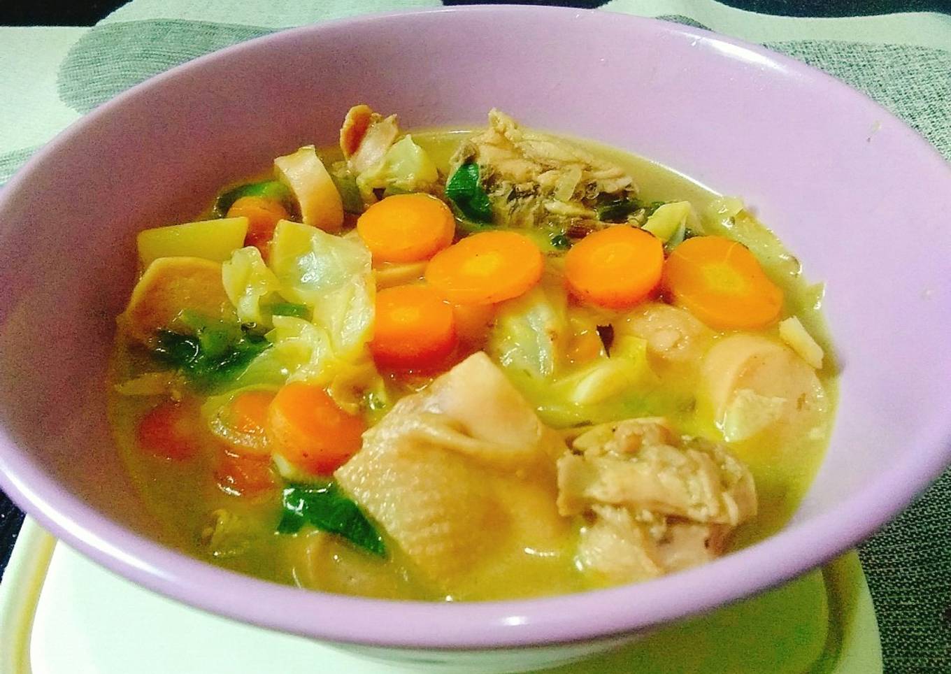 Sup Ayam Kuah Kaldu