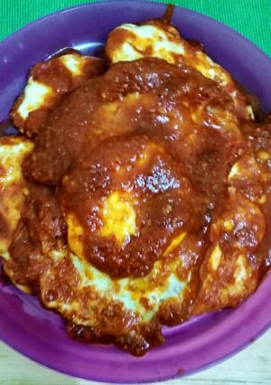 Foto resep Telor ceplok balado a la warteg
