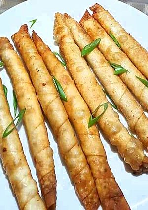 A picture of Chicken cigar roll🌯.