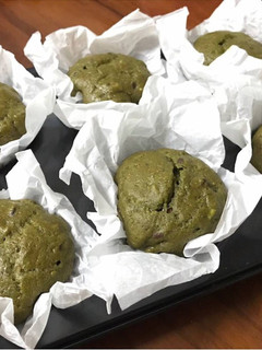 抹茶杯子蛋糕 的食譜成品照片